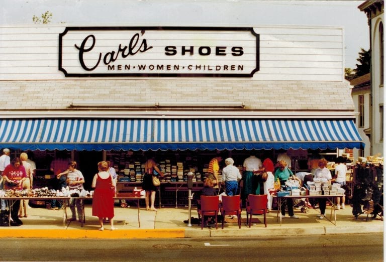 carls side walk sale early 1980s